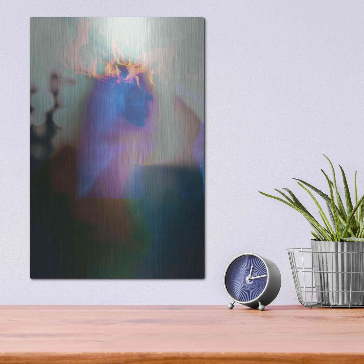Luxe Metal Art 'Individuation' by Elena Ray, Metal Wall Art,12x16