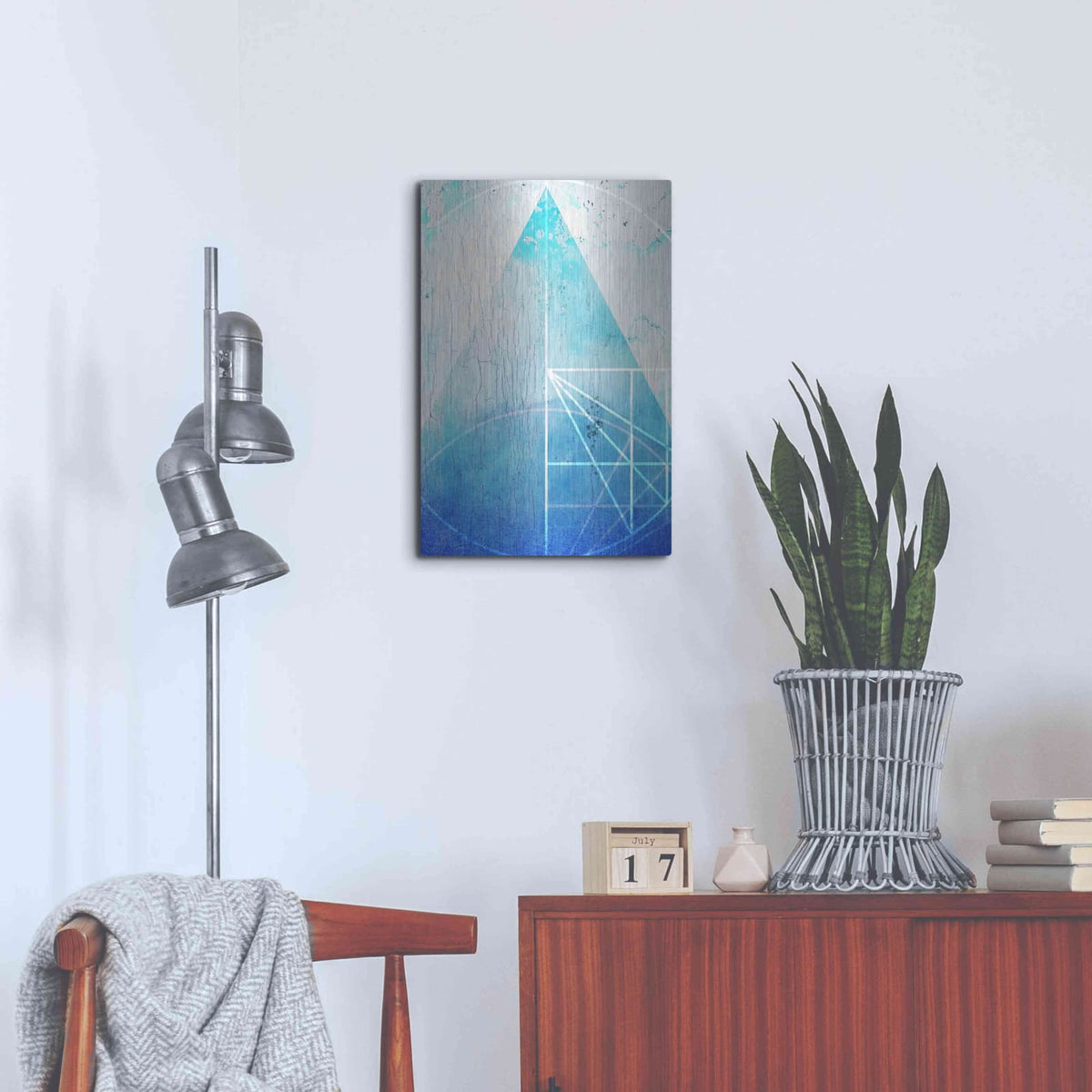 'Sacred Geometry' by Elena Ray – Metal Wall Art, 16x24 room view