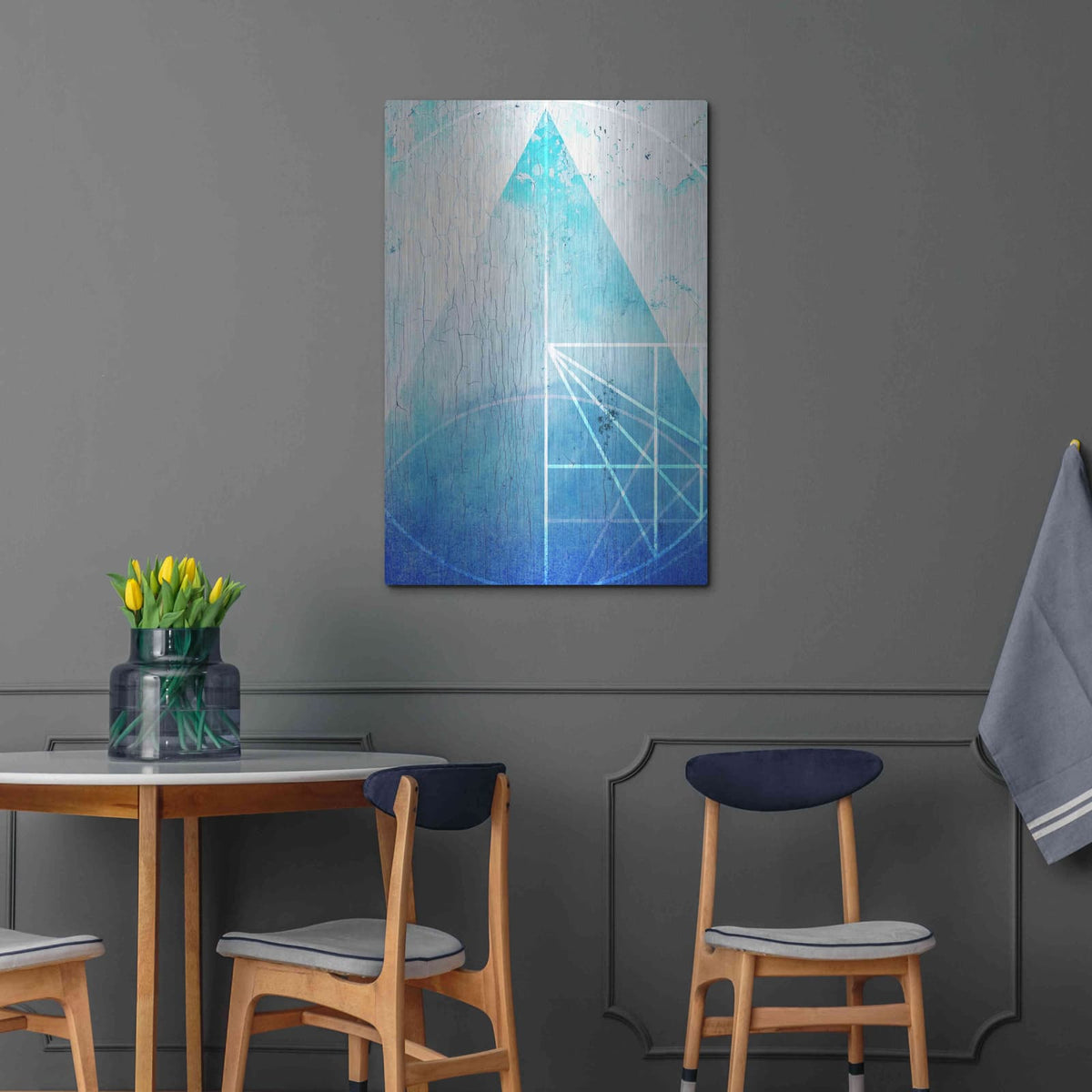 'Sacred Geometry' by Elena Ray – Metal Wall Art, 24x36 room view