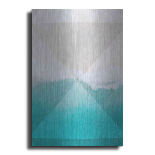 Luxe Metal Art 'Abstract Hourglass' by Elena Ray, Metal Wall Art