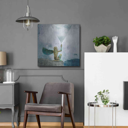 Luxe Metal Art 'Horus Recharging In The Clouds' by Elena Ray, Metal Wall Art,24x24
