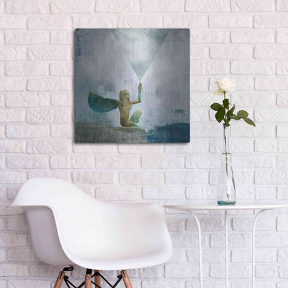 Luxe Metal Art 'Horus Recharging In The Clouds' by Elena Ray, Metal Wall Art,24x24