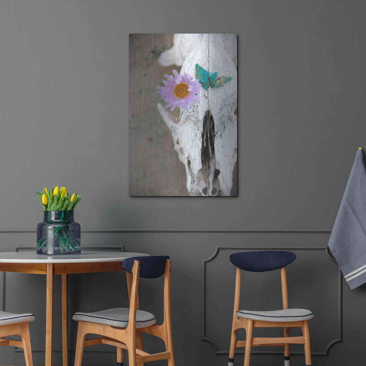 'Coyote Shaman' by Elena Ray – Metal Wall Art, 24x36 room view