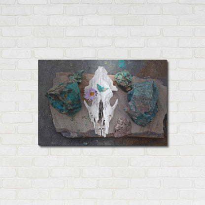 Luxe Metal Art 'Coyote Shaman Altar' by Elena Ray, Metal Wall Art,36x24