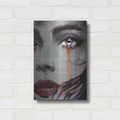 Luxe Metal Art 'As Well' by Loui Jover, Metal Wall Art,12x16