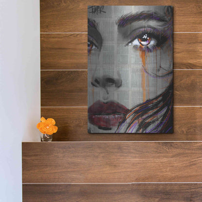 Luxe Metal Art 'As Well' by Loui Jover, Metal Wall Art,12x16