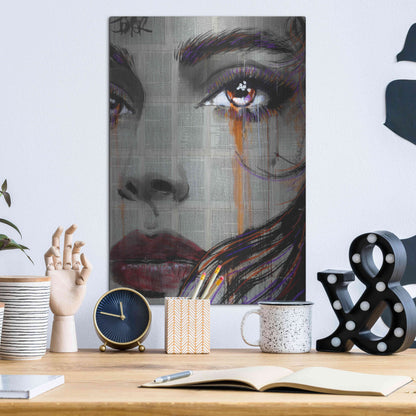 Luxe Metal Art 'As Well' by Loui Jover, Metal Wall Art,12x16