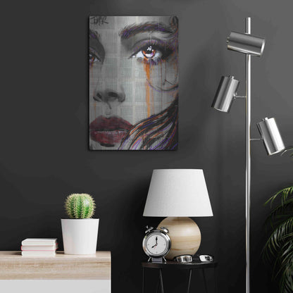 Luxe Metal Art 'As Well' by Loui Jover, Metal Wall Art,16x24