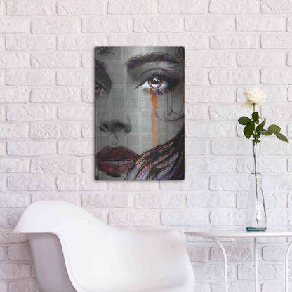 Luxe Metal Art 'As Well' by Loui Jover, Metal Wall Art,16x24