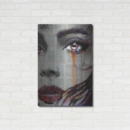 Luxe Metal Art 'As Well' by Loui Jover, Metal Wall Art,24x36