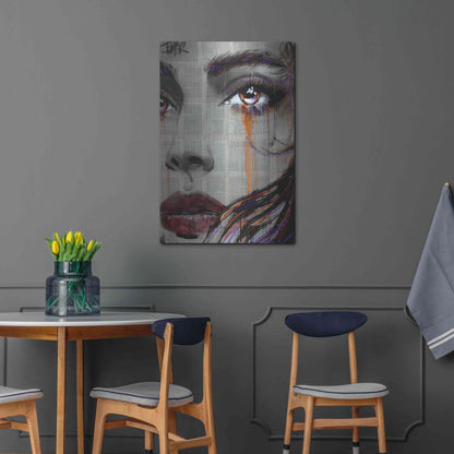 Luxe Metal Art 'As Well' by Loui Jover, Metal Wall Art,24x36