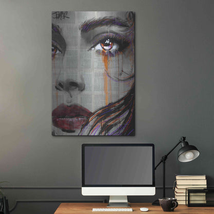 Luxe Metal Art 'As Well' by Loui Jover, Metal Wall Art,24x36