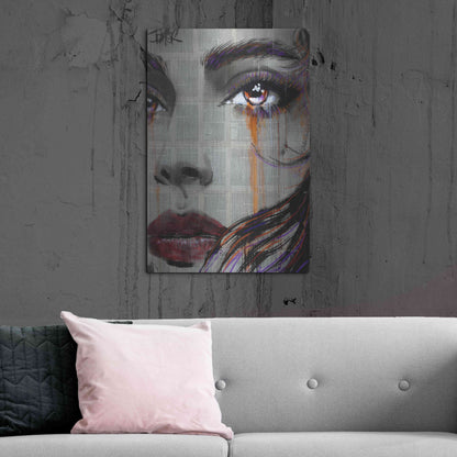 Luxe Metal Art 'As Well' by Loui Jover, Metal Wall Art,24x36