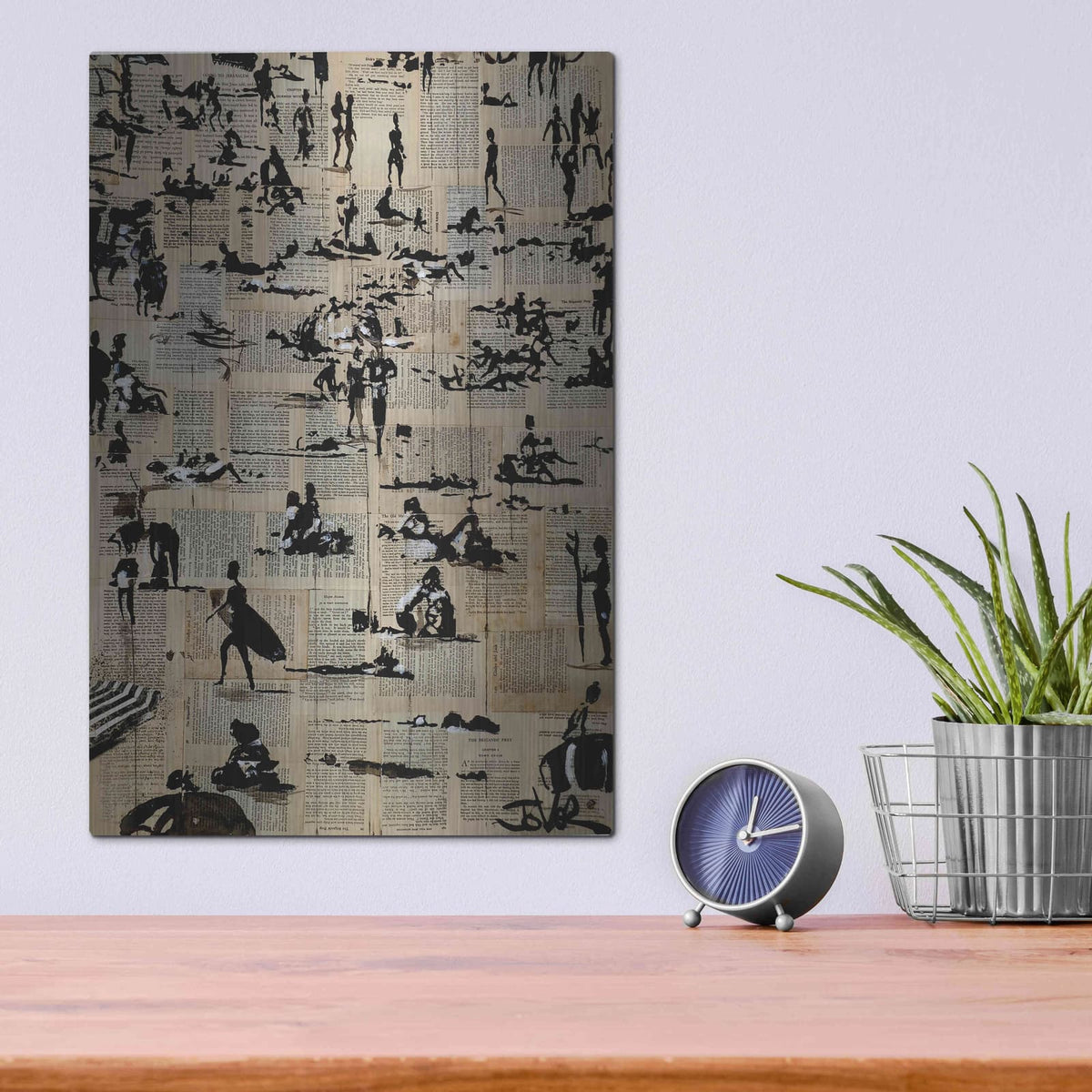 'Beach Break' by Loui Jover – Metal Wall Art, 12x16 room view