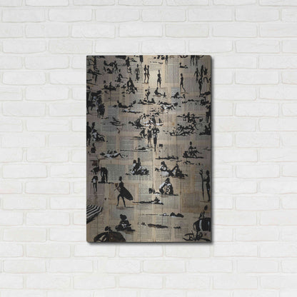 Luxe Metal Art 'Beach Break' by Loui Jover, Metal Wall Art,24x36