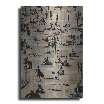 Luxe Metal Art 'Beach Break' by Loui Jover, Metal Wall Art