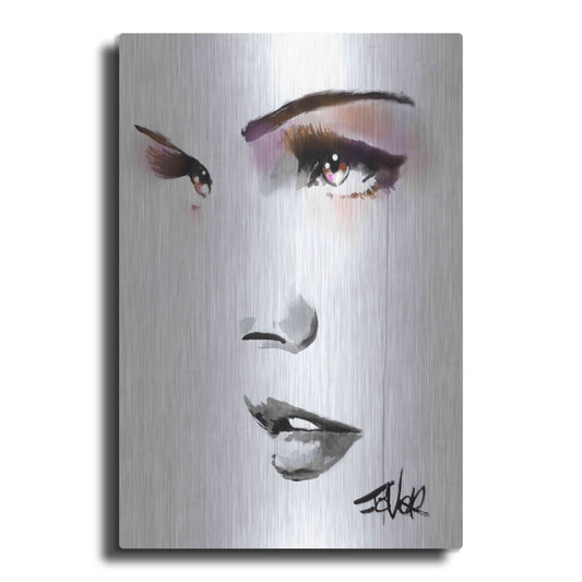 Luxe Metal Art 'Brown Energy' by Loui Jover, Metal Wall Art