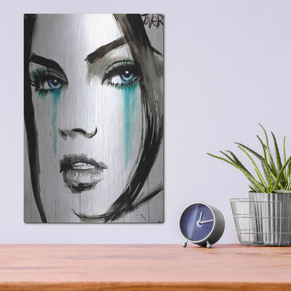 Luxe Metal Art 'Call' by Loui Jover, Metal Wall Art,12x16