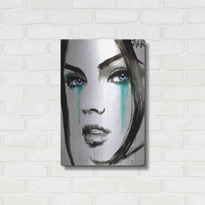 Luxe Metal Art 'Call' by Loui Jover, Metal Wall Art,16x24