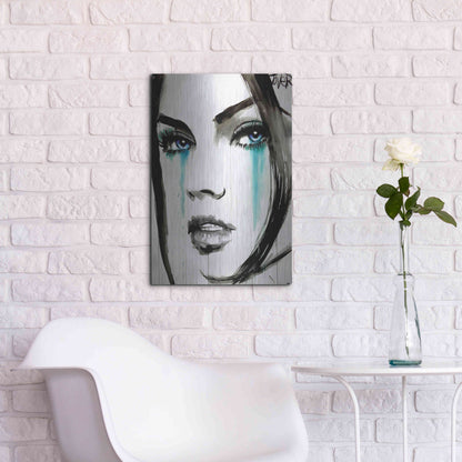 Luxe Metal Art 'Call' by Loui Jover, Metal Wall Art,16x24