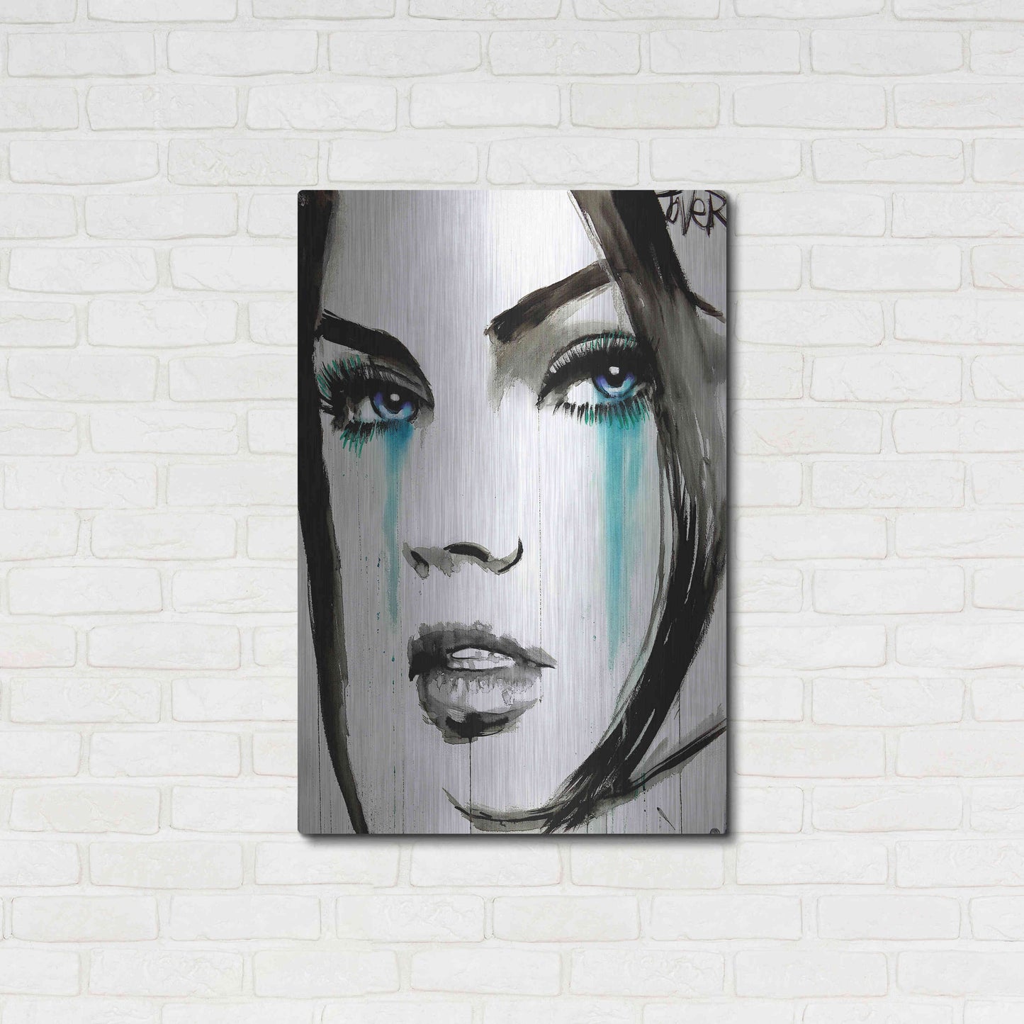 Luxe Metal Art 'Call' by Loui Jover, Metal Wall Art,24x36