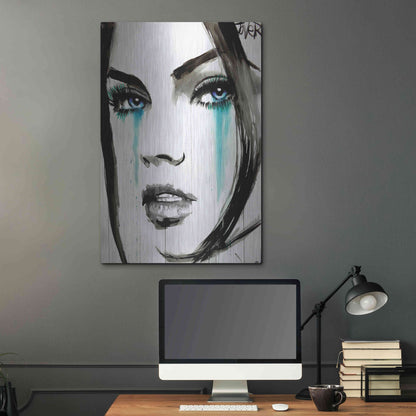 Luxe Metal Art 'Call' by Loui Jover, Metal Wall Art,24x36