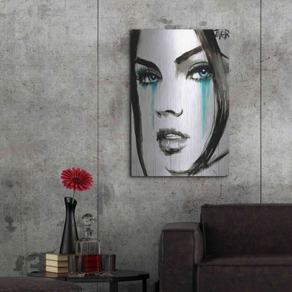 Luxe Metal Art 'Call' by Loui Jover, Metal Wall Art,24x36
