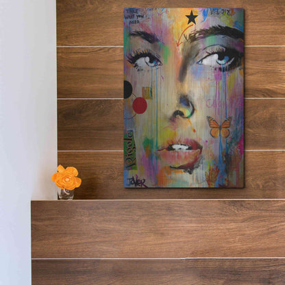 Luxe Metal Art 'Changes' by Loui Jover, Metal Wall Art,12x16