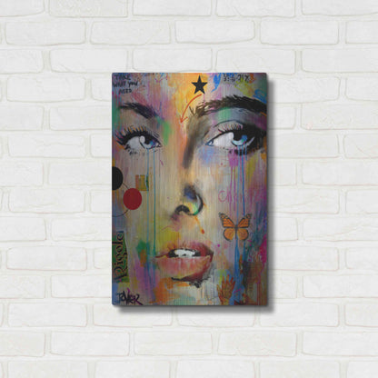 Luxe Metal Art 'Changes' by Loui Jover, Metal Wall Art,16x24