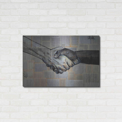 Luxe Metal Art 'Come Together' by Loui Jover, Metal Wall Art,36x24