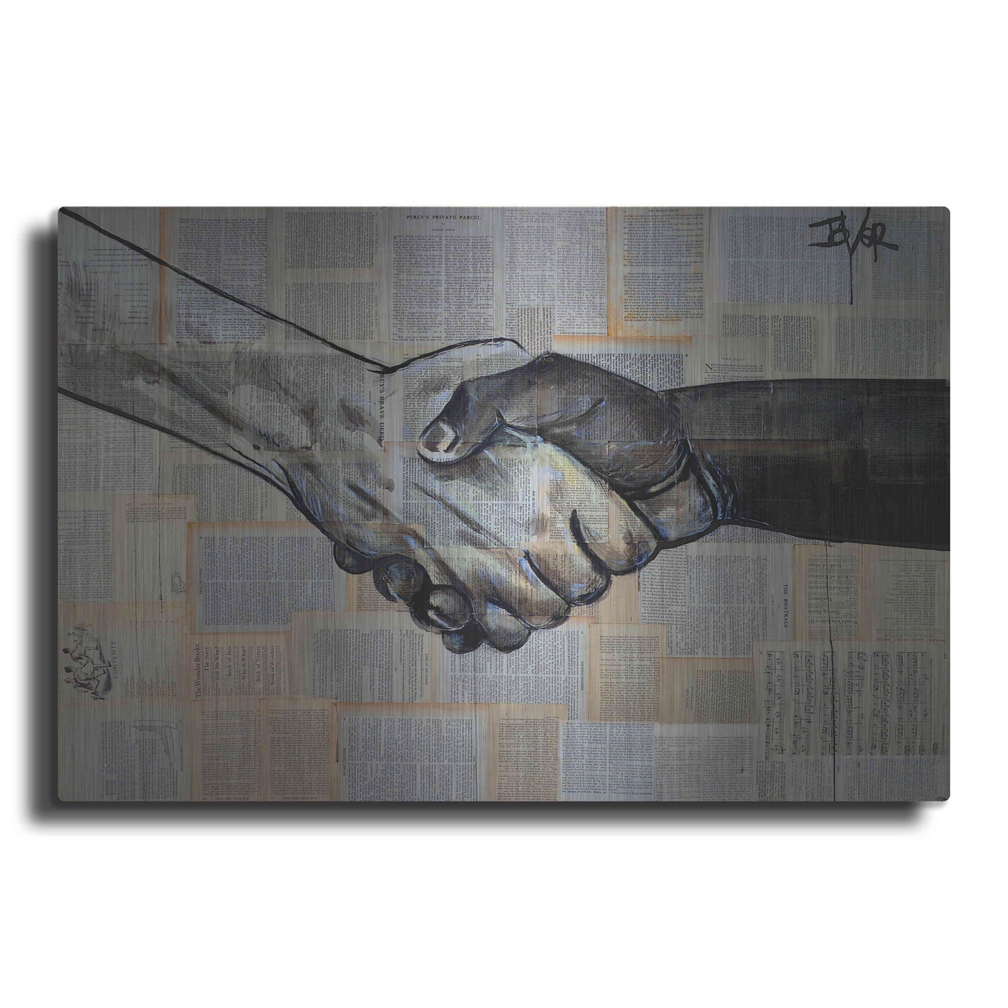 Luxe Metal Art 'Come Together' by Loui Jover, Metal Wall Art