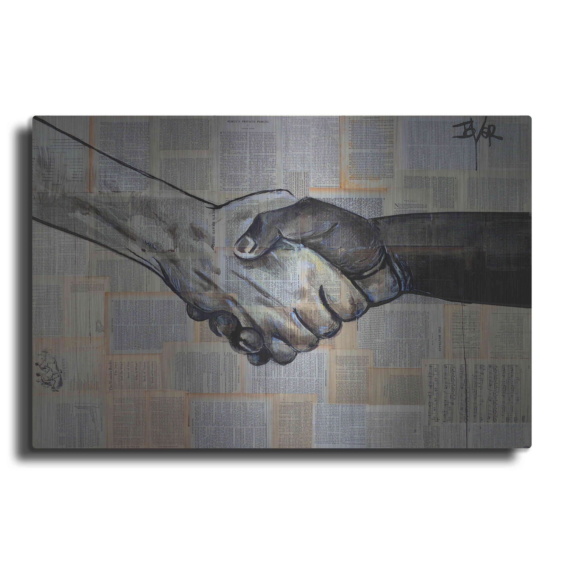 Luxe Metal Art 'Come Together' by Loui Jover, Metal Wall Art