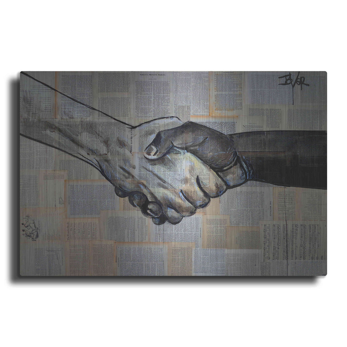 Luxe Metal Art 'Come Together' by Loui Jover, Metal Wall Art
