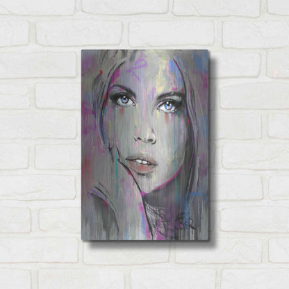 Luxe Metal Art 'Comes And  Goes' by Loui Jover, Metal Wall Art,12x16