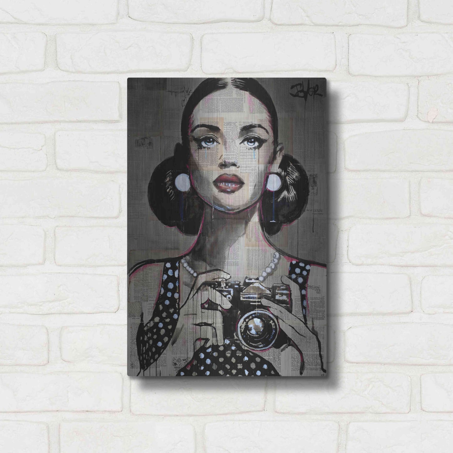 Luxe Metal Art 'Exposure' by Loui Jover, Metal Wall Art,12x16