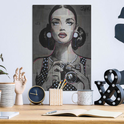 Luxe Metal Art 'Exposure' by Loui Jover, Metal Wall Art,12x16