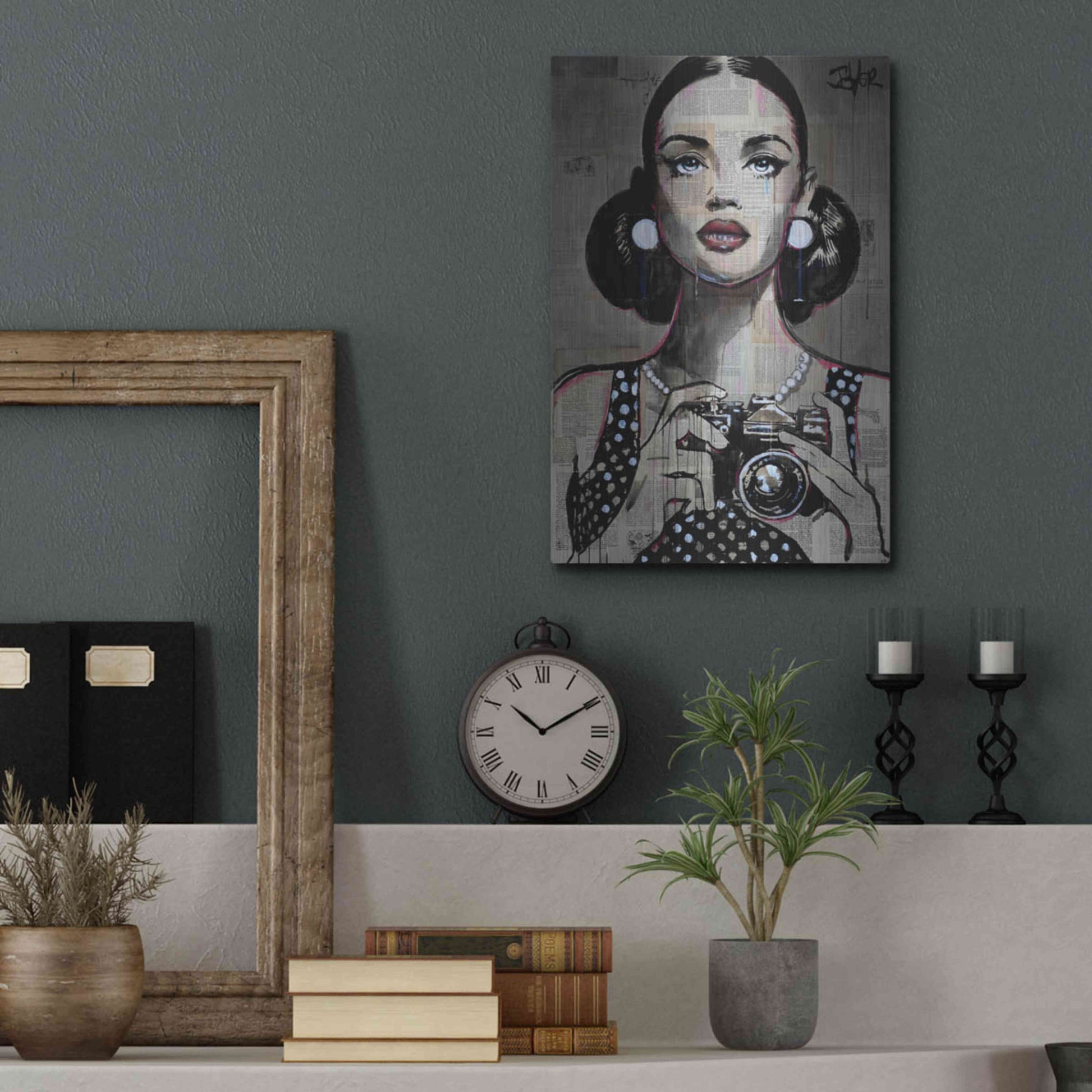 Luxe Metal Art 'Exposure' by Loui Jover, Metal Wall Art,12x16