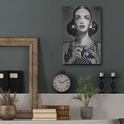 Luxe Metal Art 'Exposure' by Loui Jover, Metal Wall Art,12x16