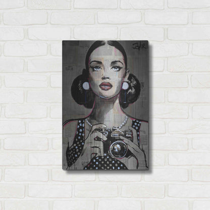 Luxe Metal Art 'Exposure' by Loui Jover, Metal Wall Art,16x24