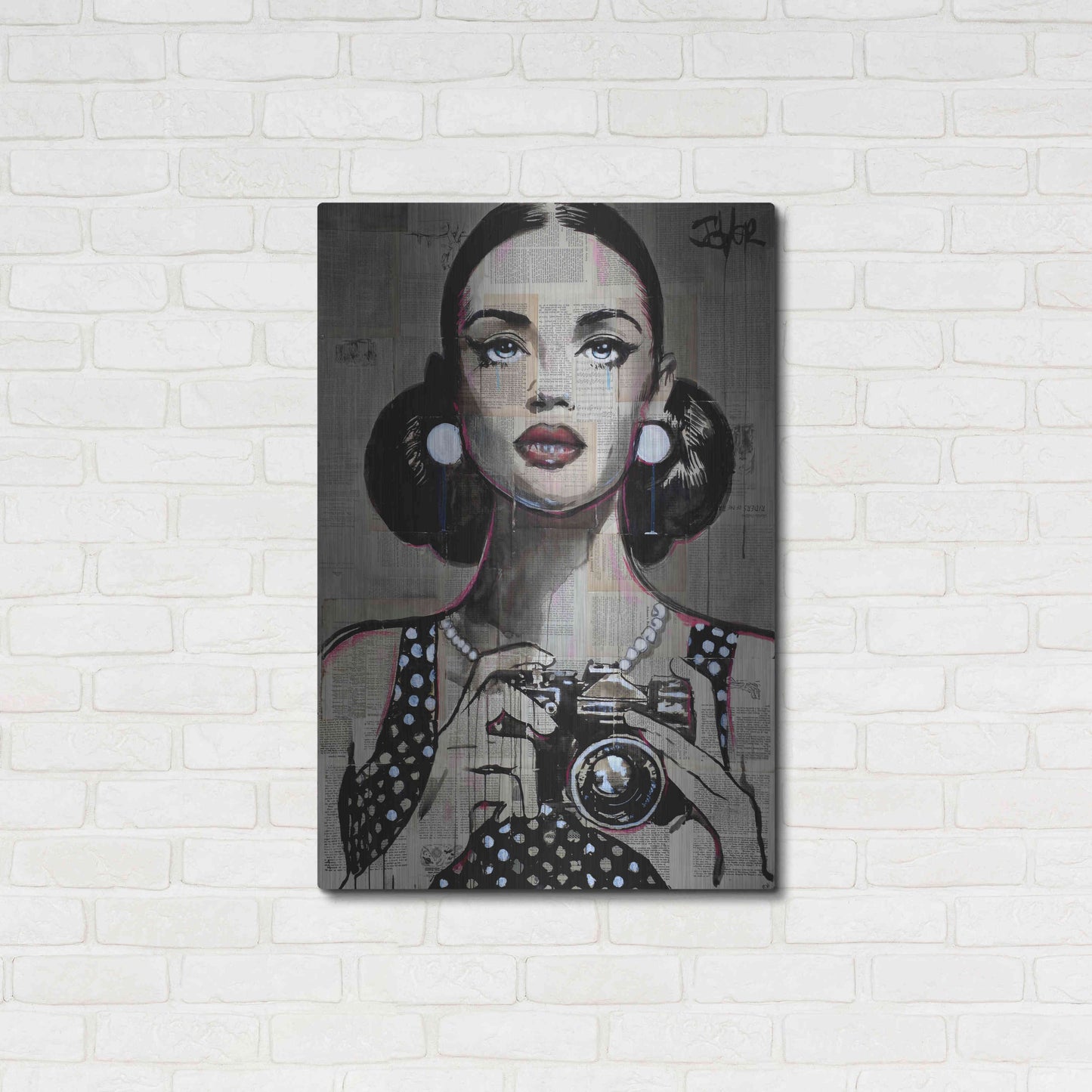 Luxe Metal Art 'Exposure' by Loui Jover, Metal Wall Art,24x36