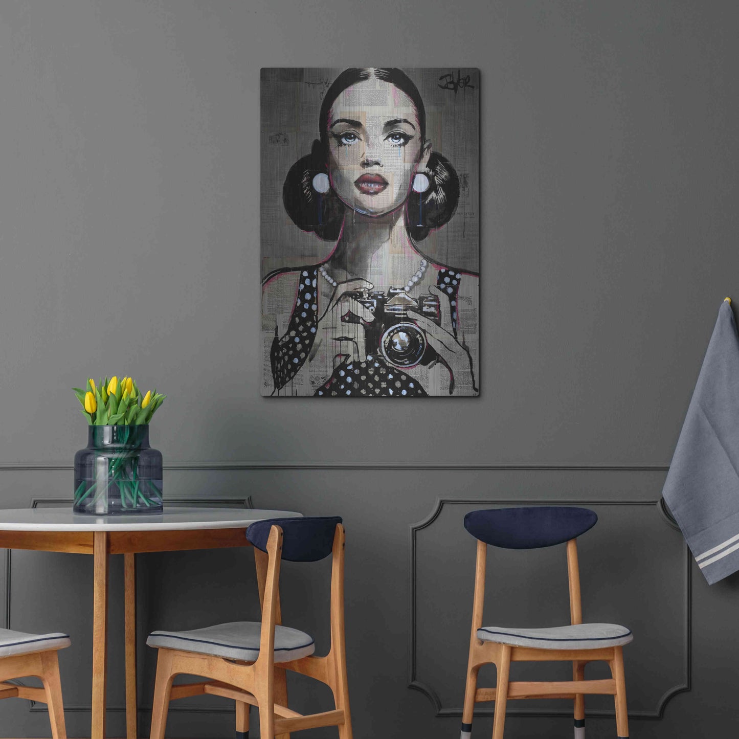 Luxe Metal Art 'Exposure' by Loui Jover, Metal Wall Art,24x36