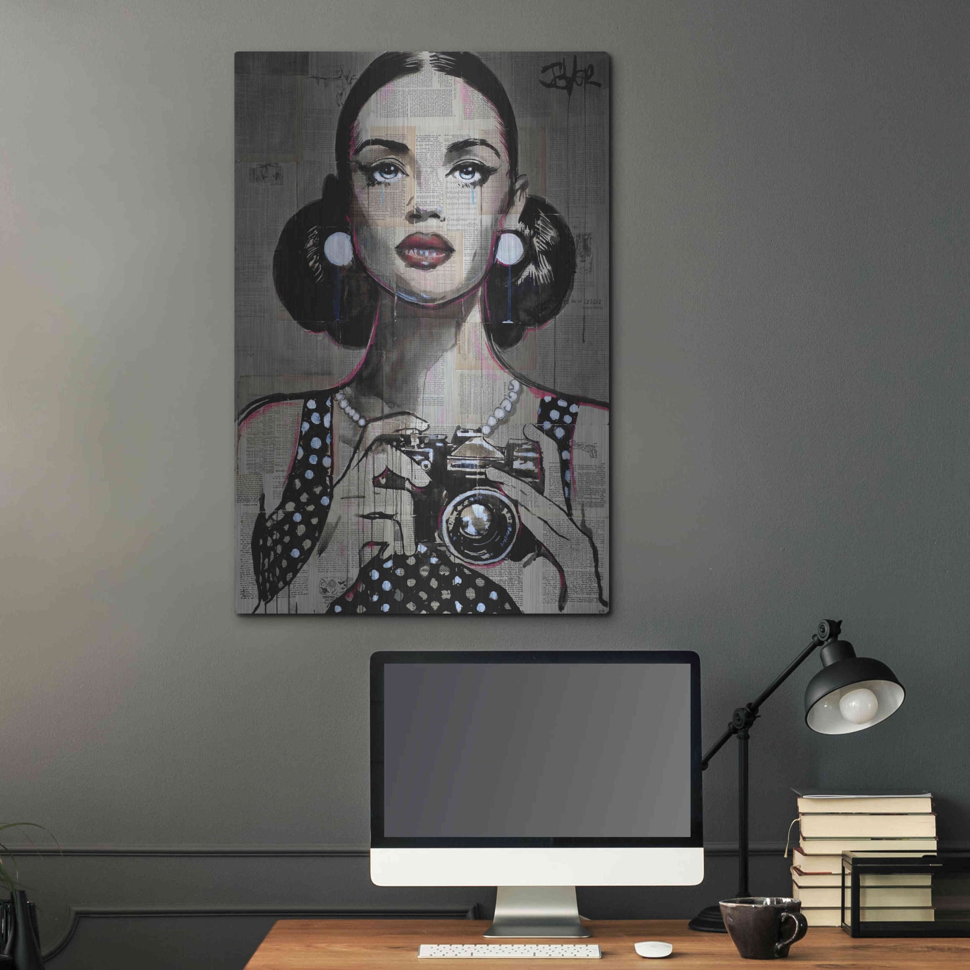 Luxe Metal Art 'Exposure' by Loui Jover, Metal Wall Art,24x36