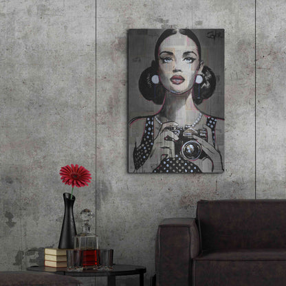 Luxe Metal Art 'Exposure' by Loui Jover, Metal Wall Art,24x36