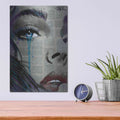 'Face To Face' by Loui Jover – Metal Wall Art, 12x16 room view