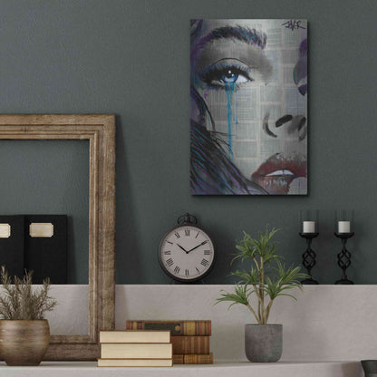 Luxe Metal Art 'Face To Face' by Loui Jover, Metal Wall Art,12x16
