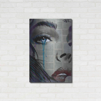 Luxe Metal Art 'Face To Face' by Loui Jover, Metal Wall Art,24x36