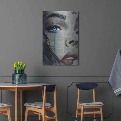 Luxe Metal Art 'Face To Face' by Loui Jover, Metal Wall Art,24x36