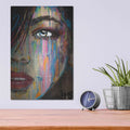 'Falling Out' by Loui Jover – Metal Wall Art, 12x16 room view