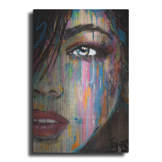 Luxe Metal Art 'Falling Out' by Loui Jover, Metal Wall Art