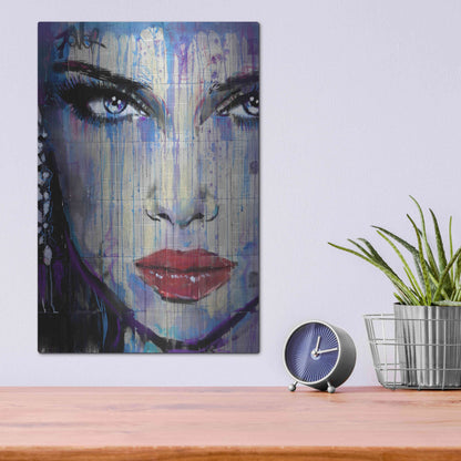 Luxe Metal Art 'In So Much' by Loui Jover, Metal Wall Art,12x16